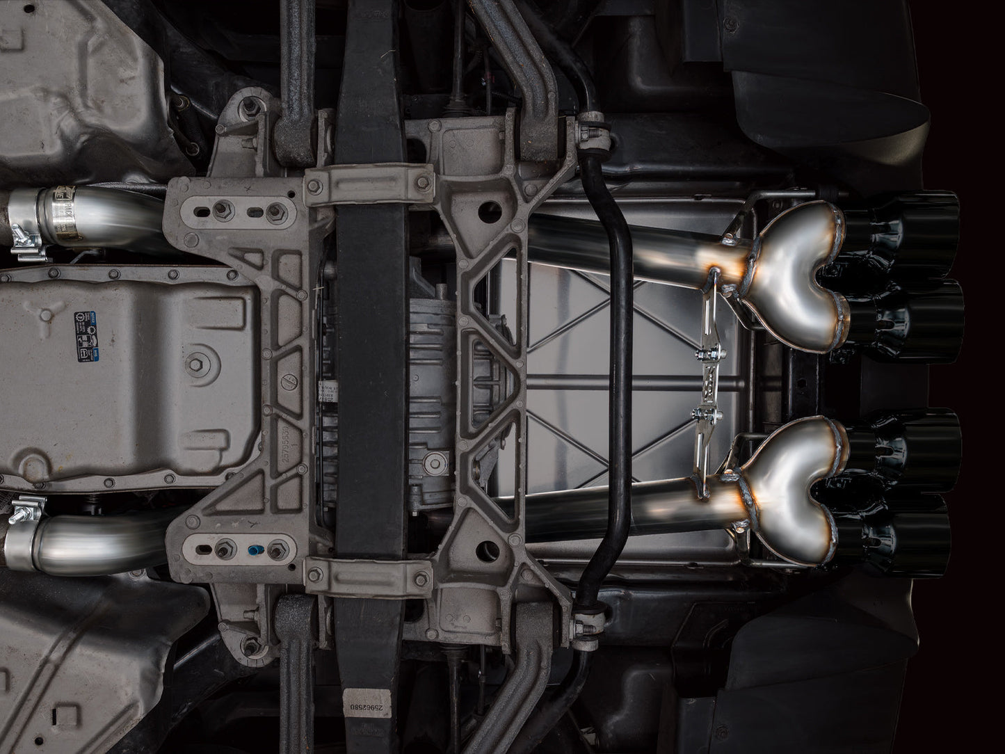 AWE Tuning 3020-43660 Axleback Exhaust 6.0L Corvette Track Ed w/ Diamond Tips