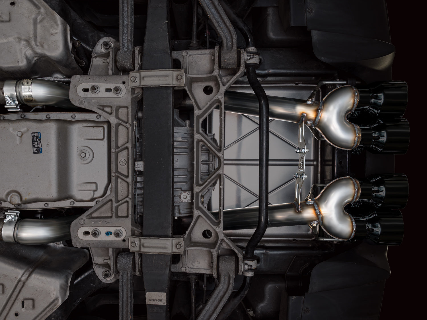 AWE Tuning 3020-43660 Axleback Exhaust 6.0L Corvette Track Ed w/ Diamond Tips