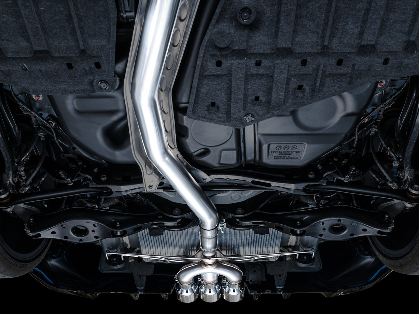 AWE Tuning Track Edition Exhaust w/ Triple Chrome Silver Tips for 2023 Honda Civic Type R FL5 (3020-52287)