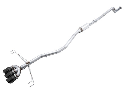 AWE Tuning Track Edition Exhaust for FK8 Civic Type R (includes Front Pipe) - Triple Diamond Black Tips (3020-53002)