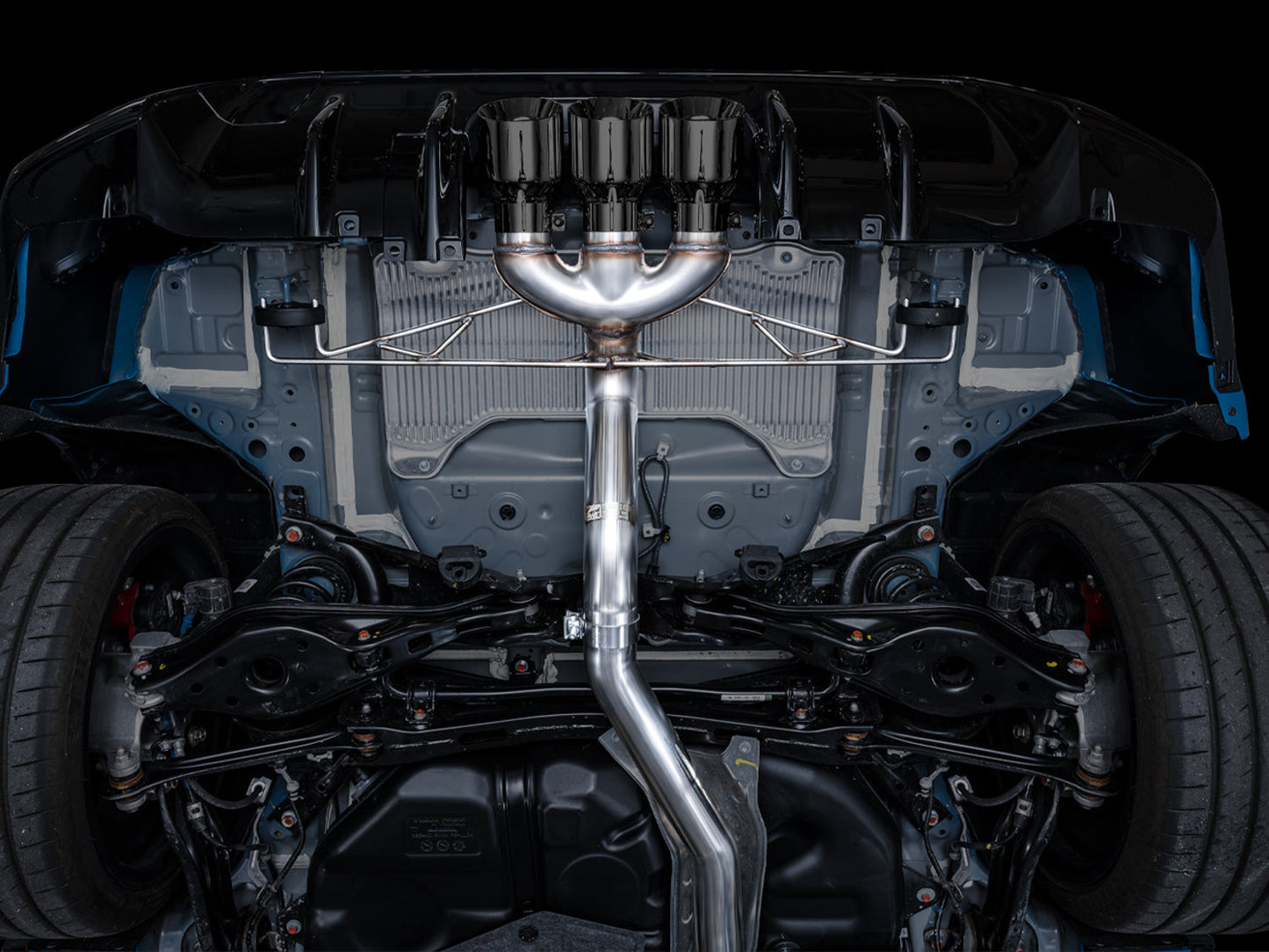 AWE Tuning Track Edition Exhaust w/ Triple Diamond Black Tips for 2023 Honda Civic Type R FL5 (3020-53287)