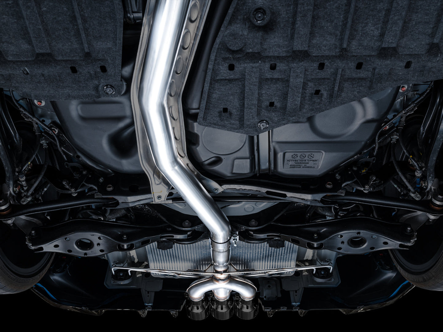 AWE Tuning Track Edition Exhaust w/ Triple Diamond Black Tips for 2023 Honda Civic Type R FL5 (3020-53287)