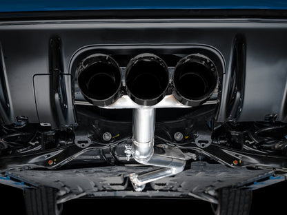 AWE Tuning Track Edition Exhaust w/ Triple Diamond Black Tips for 2023 Honda Civic Type R FL5 (3020-53287)