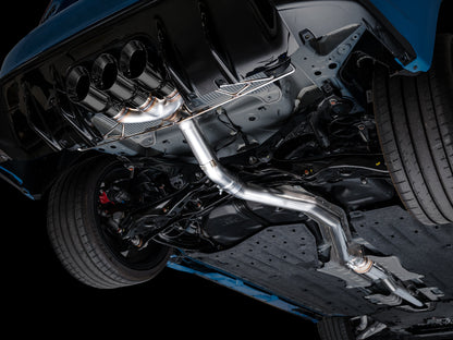 AWE Tuning Track Edition Exhaust w/ Triple Diamond Black Tips for 2023 Honda Civic Type R FL5 (3020-53287)