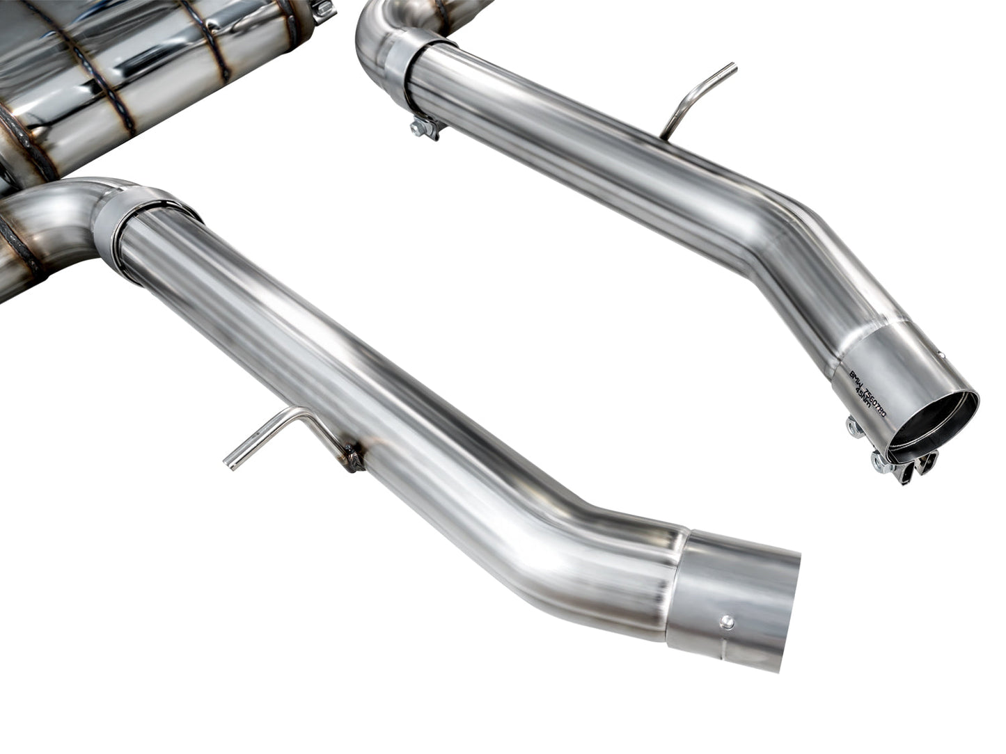 AWE 3025-42301 SwitchPath Axle-Back Exhaust Chrome Silver Tips for 2020-2024 BMW