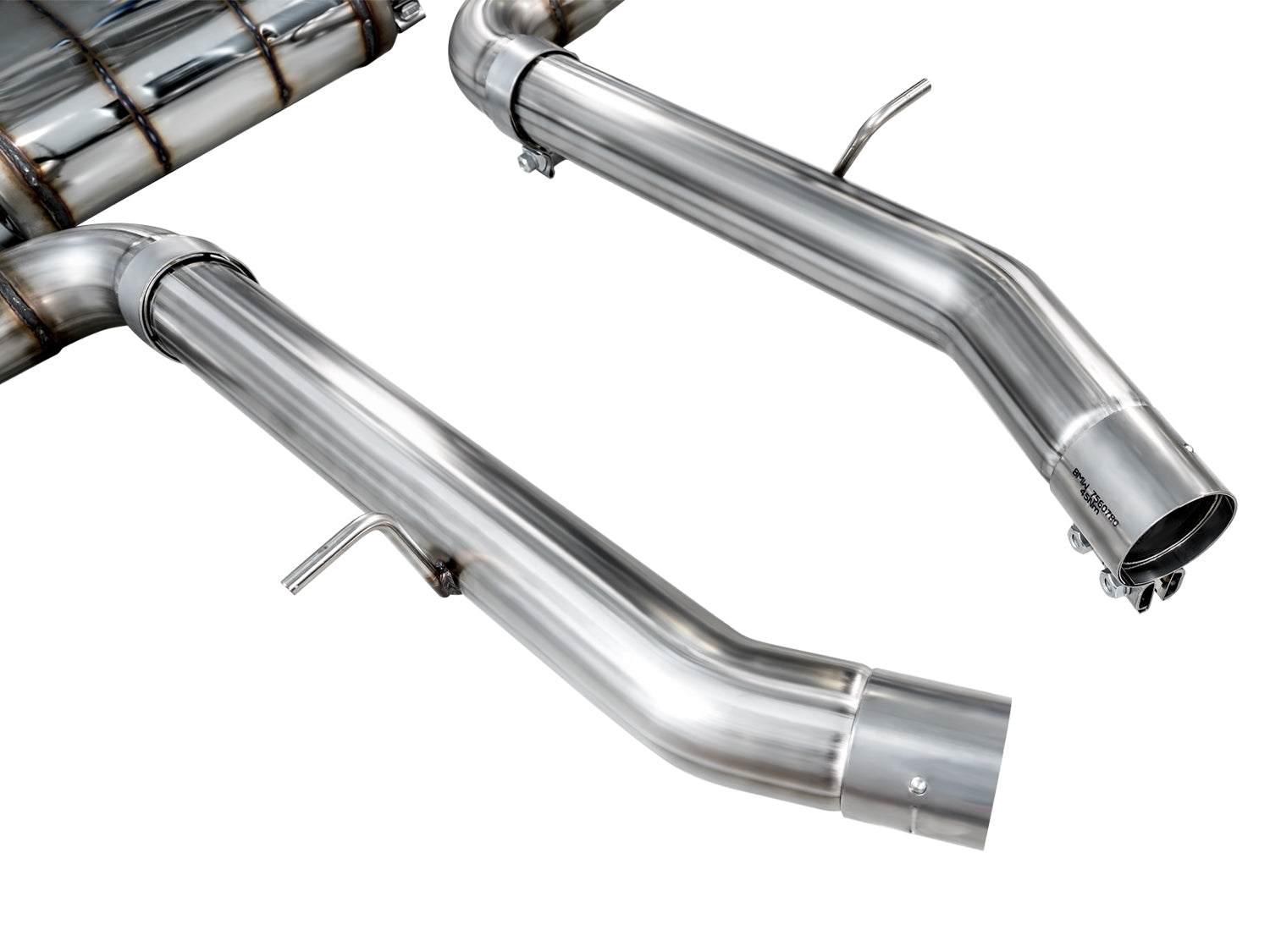 AWE 3025-42301 SwitchPath Axle-Back Exhaust Chrome Silver Tips for 2020-2024 BMW