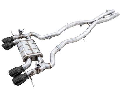 AWE Tuning SwitchPath Catback Exhaust for BMW G8X M3/M4 - Chrome Silver Tips (3025-42480)