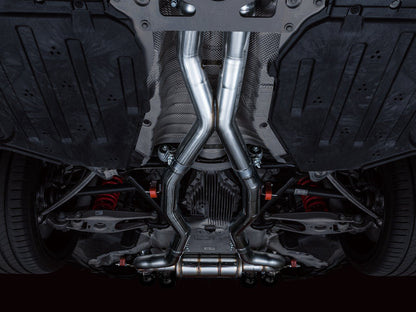 AWE Tuning SwitchPath Catback Exhaust for BMW G8X M3/M4 - Chrome Silver Tips (3025-42480)