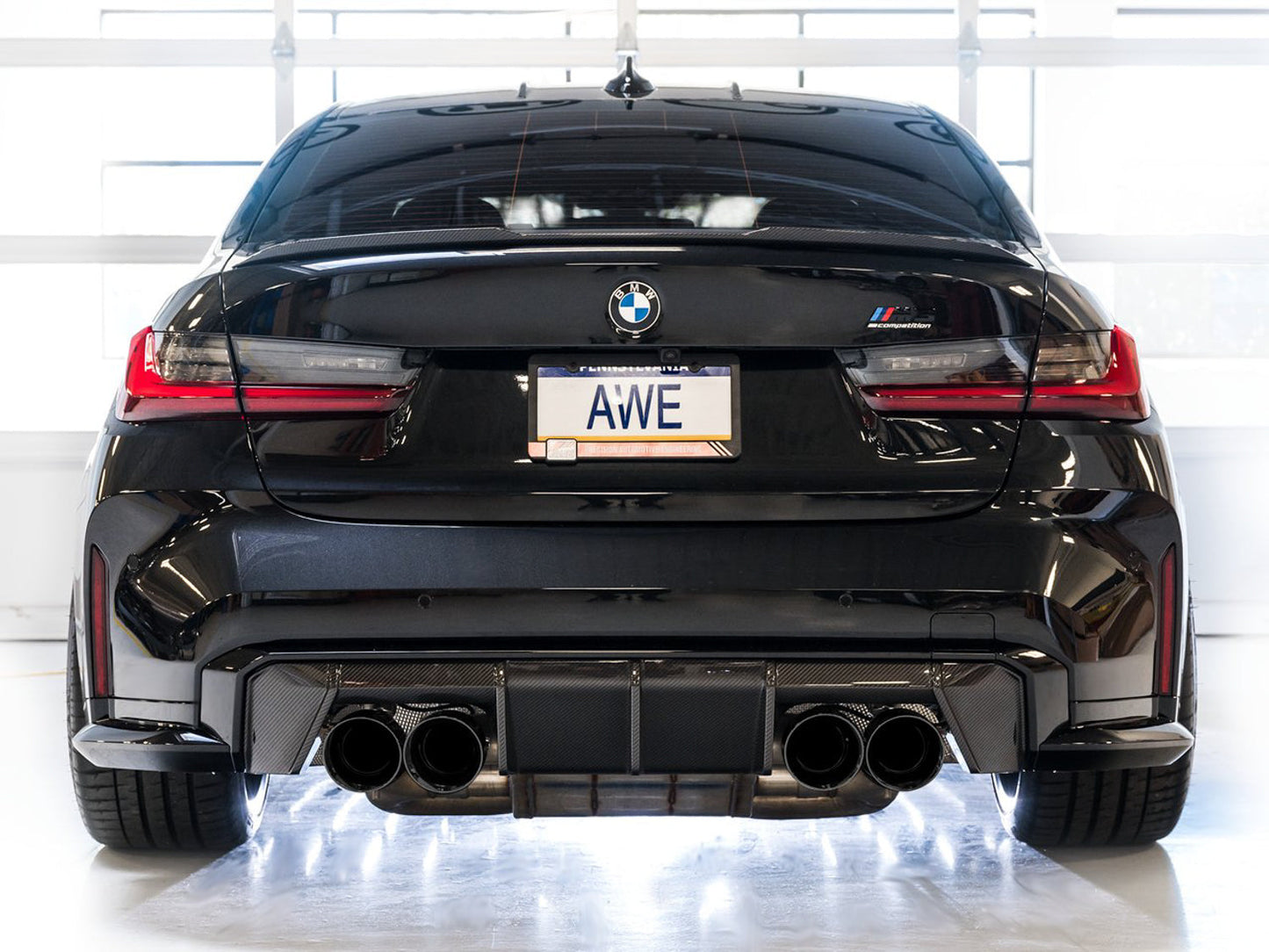 AWE Tuning SwitchPath Catback Exhaust for BMW G8X M3/M4 - Chrome Silver Tips (3025-42480)