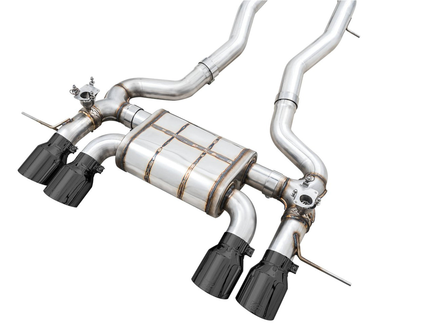 AWE Tuning SwitchPath Catback Exhaust for BMW G8X M3/M4 - Chrome Silver Tips (3025-42480)
