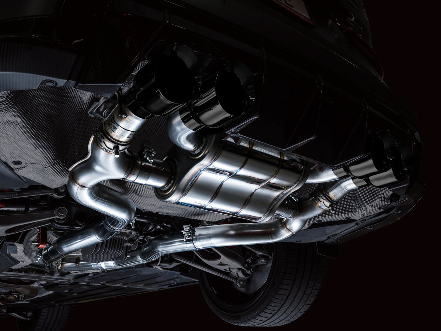 AWE Tuning SwitchPath Catback Exhaust for BMW G8X M3/M4 - Chrome Silver Tips (3025-42480)