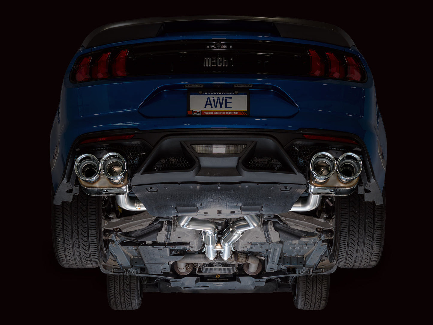AWE Tuning 3025-42551 Exhaust System for 21-23 Ford Mustang Mach 1 Coupe 5.0 RWD