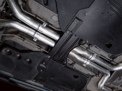 AWE 3025-42562 SwitchPath Exhaust Chrome Silver Tips For Cadillac CT5-V (22-26)