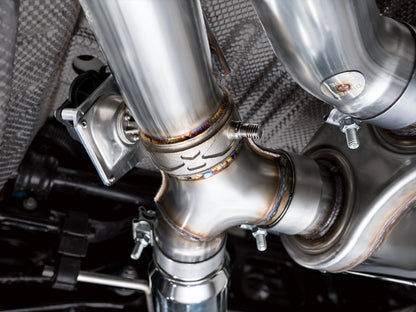 AWE 3025-42562 SwitchPath Exhaust Chrome Silver Tips For Cadillac CT5-V (22-26)