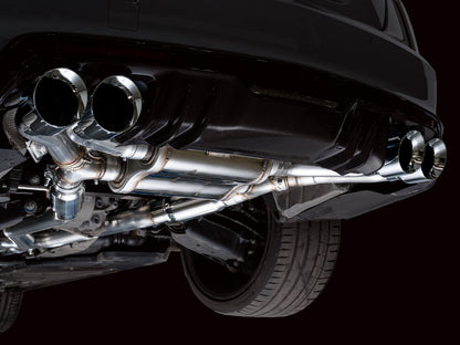 AWE 3025-42562 SwitchPath Exhaust Chrome Silver Tips For Cadillac CT5-V (22-26)