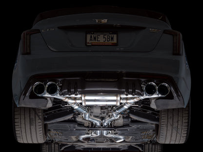 AWE 3025-42562 SwitchPath Exhaust Chrome Silver Tips For Cadillac CT5-V (22-26)
