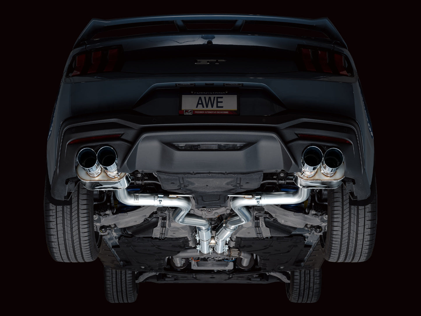 AWE Exhaust Suite for S650 Ford Mustang Quad Tip GT