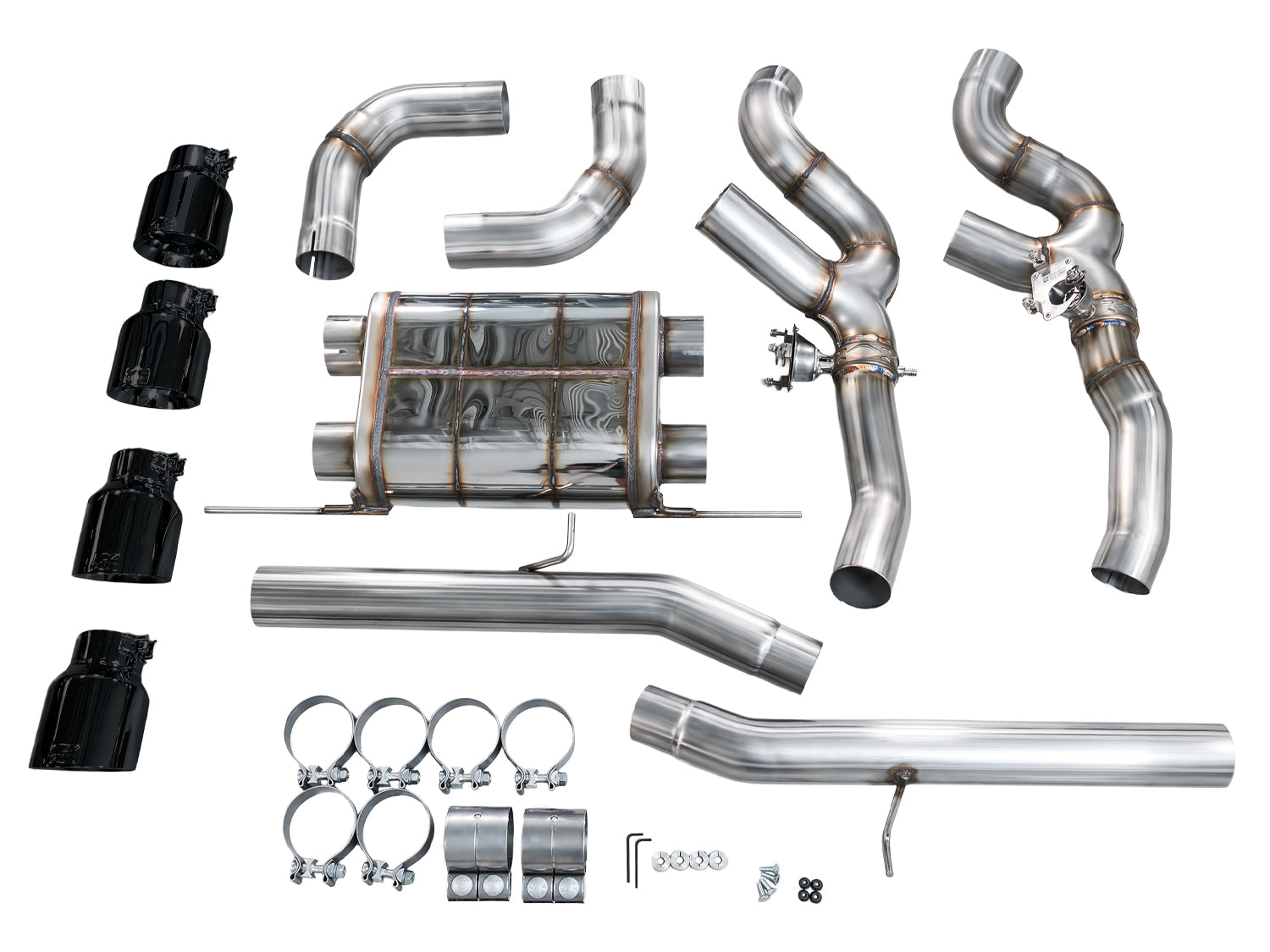 AWE 3025-43301 SwitchPath Axleback Exhaust for 20-25 BMW X3 M/20-25 BMW X4 M