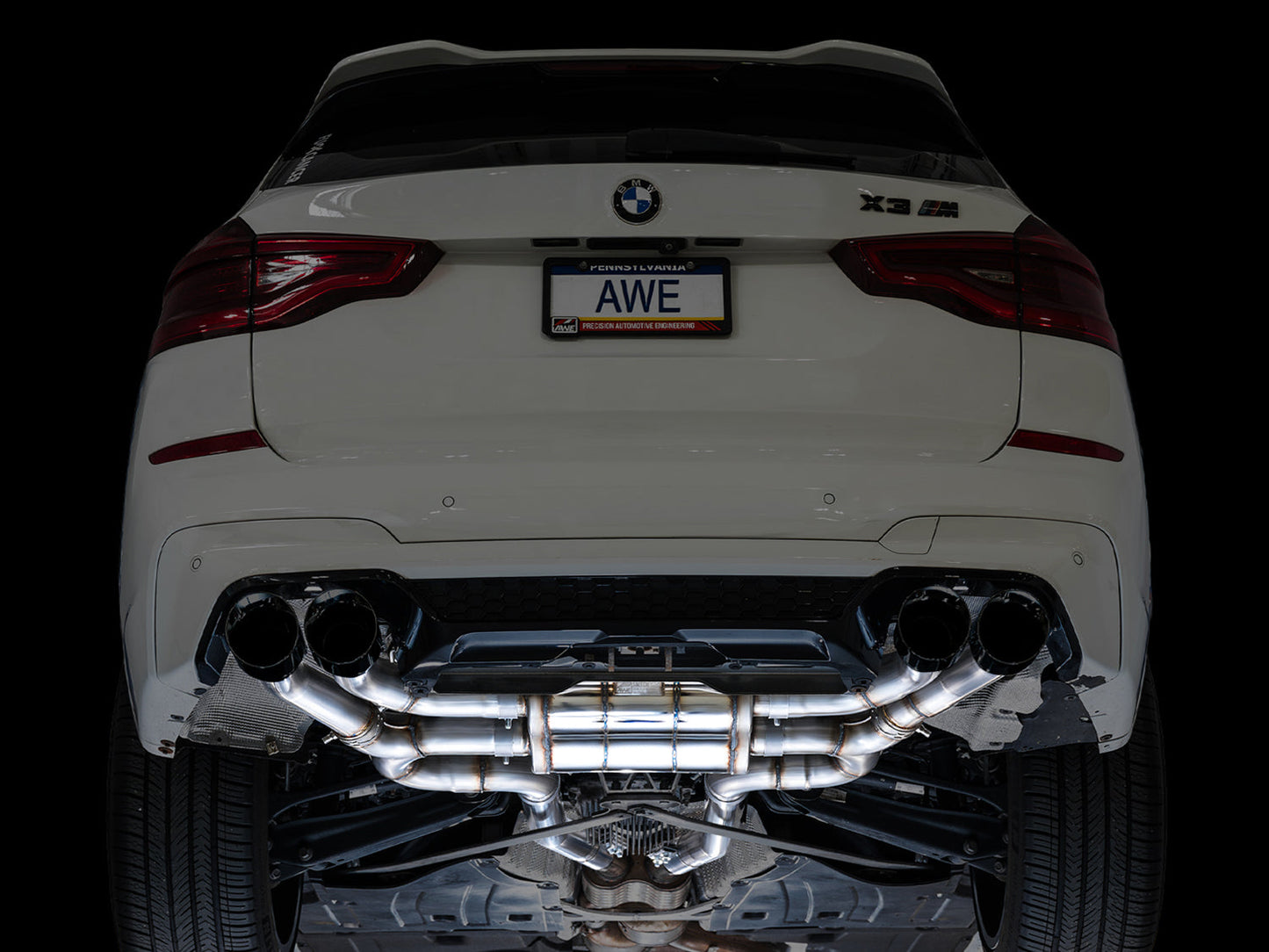 AWE 3025-43301 SwitchPath Axleback Exhaust for 20-25 BMW X3 M/20-25 BMW X4 M