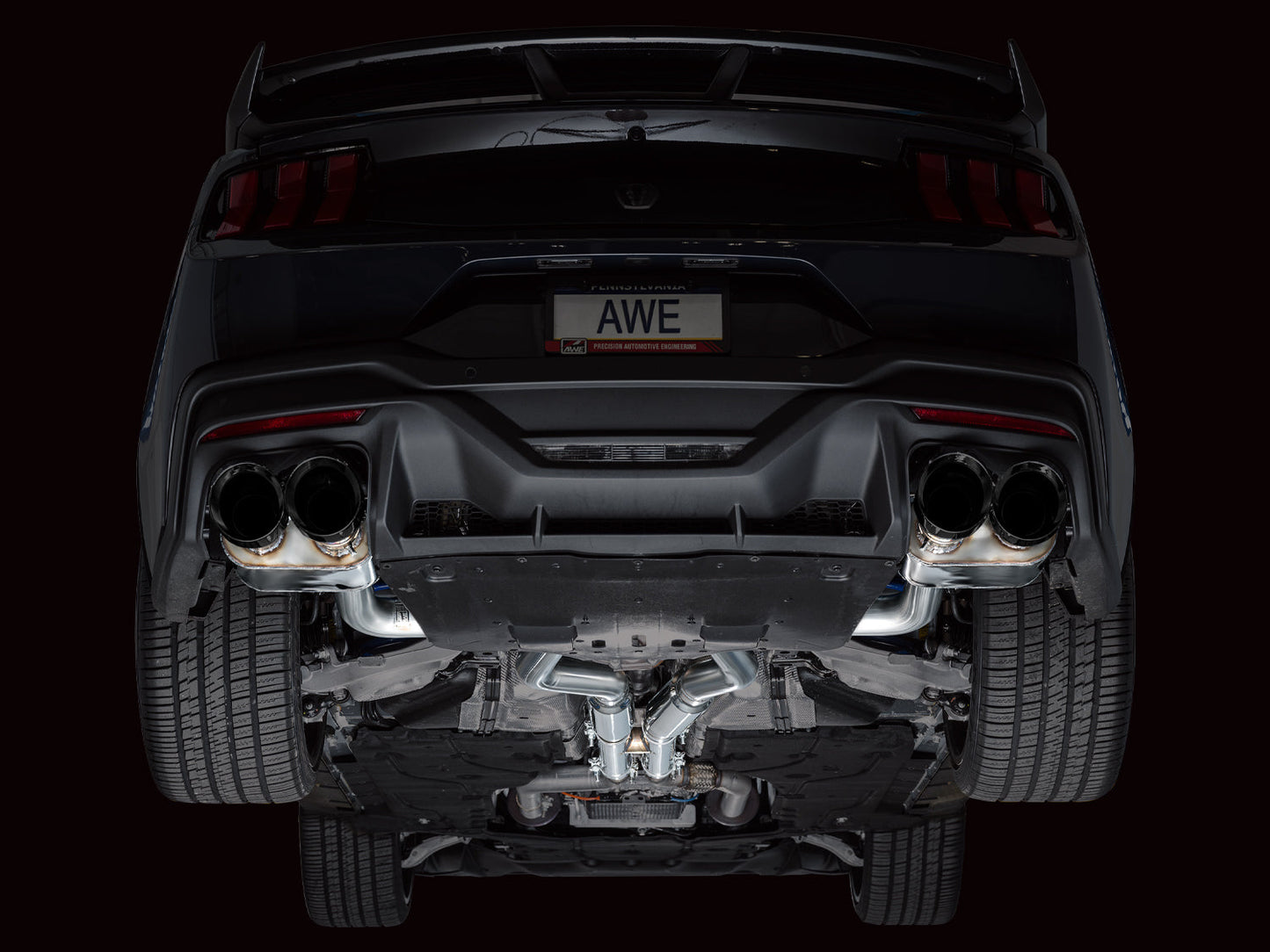 AWE Exhaust Suite for S650 Ford Mustang Dark Horse