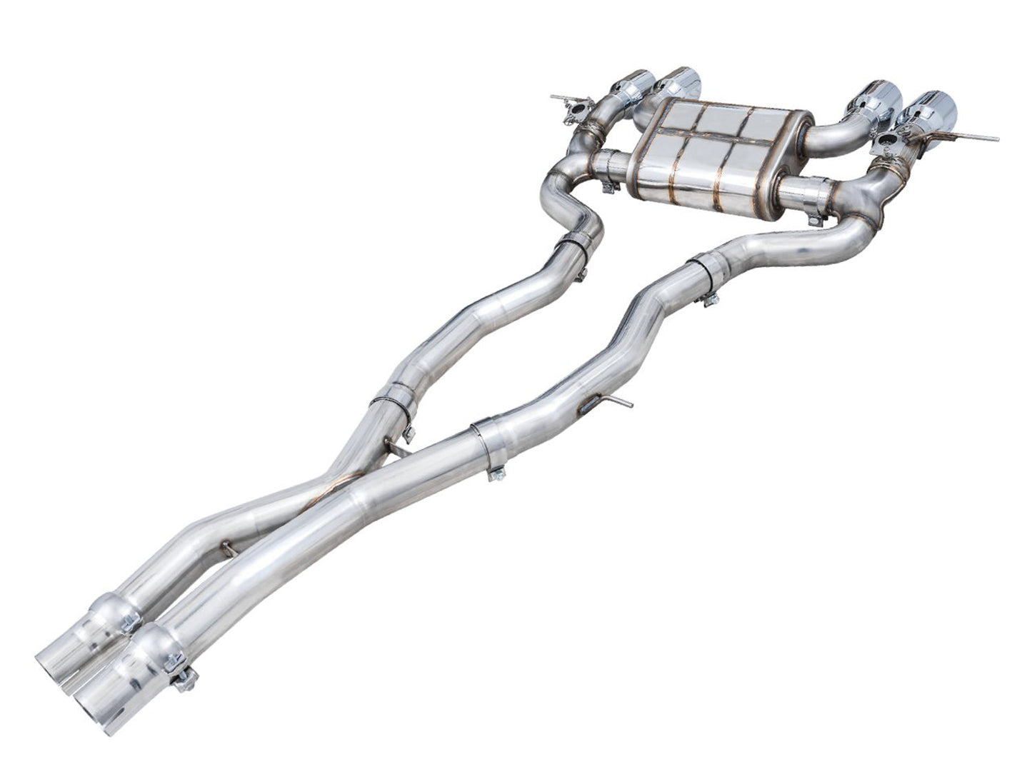 AWE Tuning SwitchPath Catback Exhaust for BMW G8X M3/M4 - Diamond Black Tips (3025-43480)