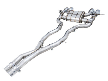 AWE Tuning SwitchPath Catback Exhaust for BMW G8X M3/M4 - Diamond Black Tips (3025-43480)