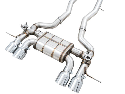 AWE Tuning SwitchPath Catback Exhaust for BMW G8X M3/M4 - Diamond Black Tips (3025-43480)