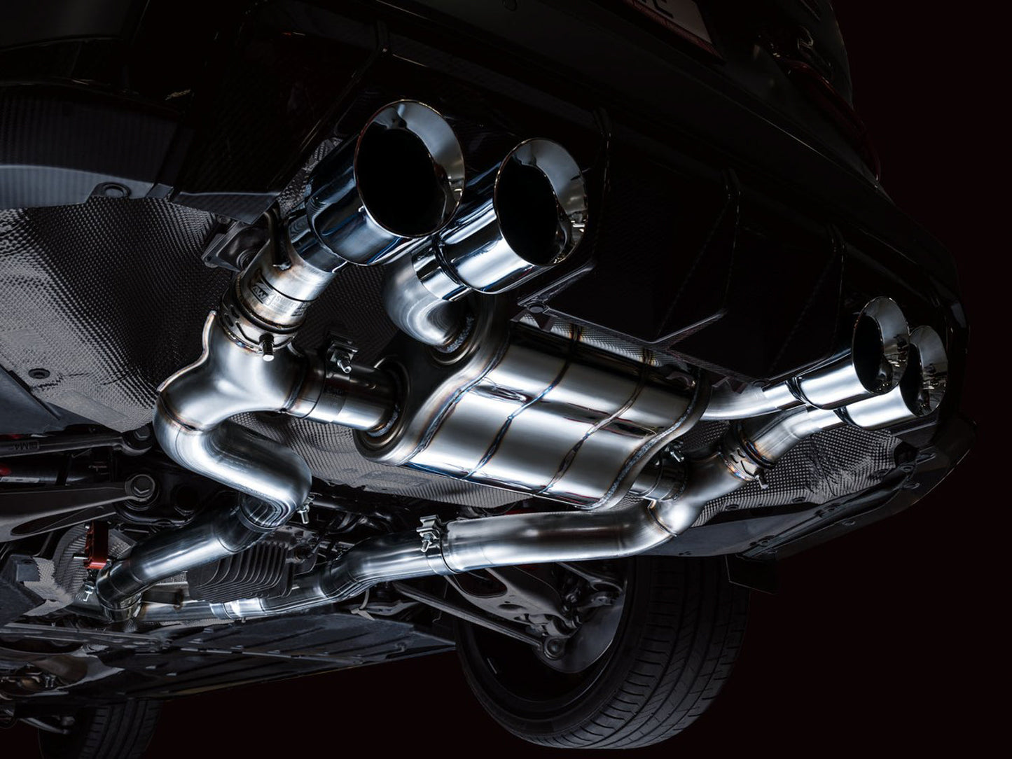 AWE Tuning SwitchPath Catback Exhaust for BMW G8X M3/M4 - Diamond Black Tips (3025-43480)
