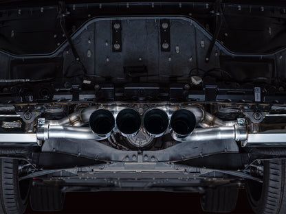 AWE Tuning SwitchPath Cat-Back Exhaust - Diamond Black Tips for 2023 C8 Corvette Z06 (3025-43906)