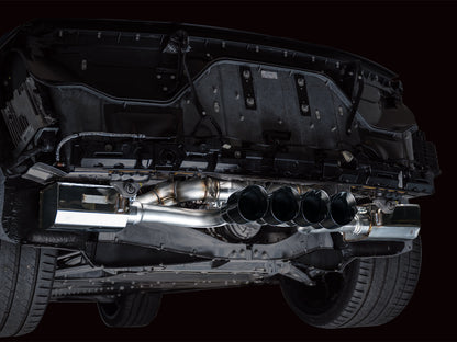 AWE Tuning SwitchPath Cat-Back Exhaust - Diamond Black Tips for 2023 C8 Corvette Z06 (3025-43906)
