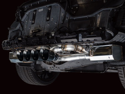 AWE Tuning SwitchPath Cat-Back Exhaust - Diamond Black Tips for 2023 C8 Corvette Z06 (3025-43906)