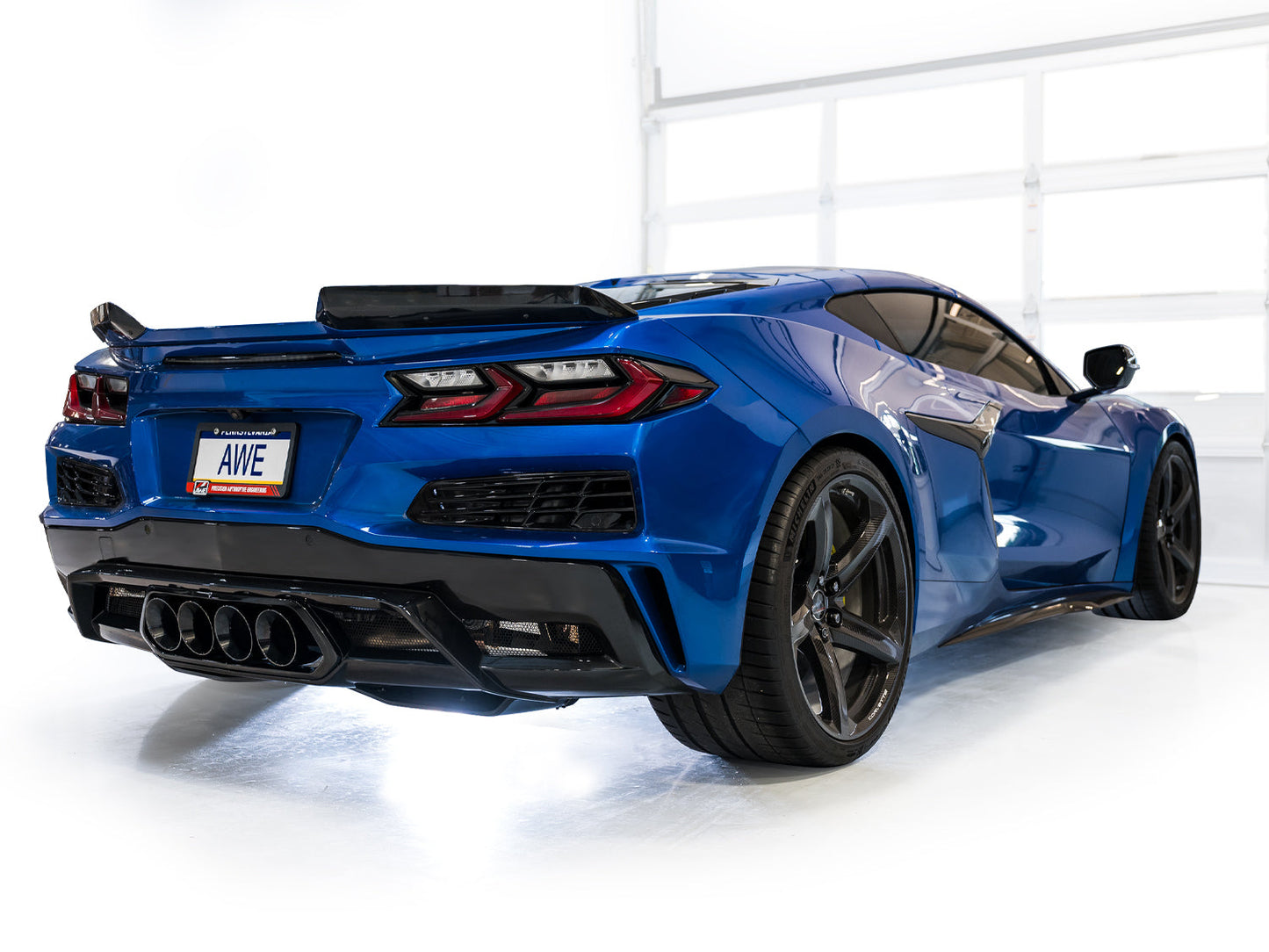 AWE Tuning SwitchPath Cat-Back Exhaust - Diamond Black Tips for 2023 C8 Corvette Z06 (3025-43906)