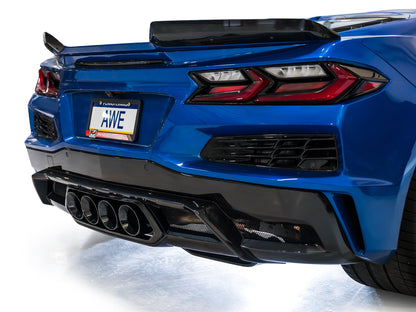 AWE Tuning SwitchPath Cat-Back Exhaust - Diamond Black Tips for 2023 C8 Corvette Z06 (3025-43906)