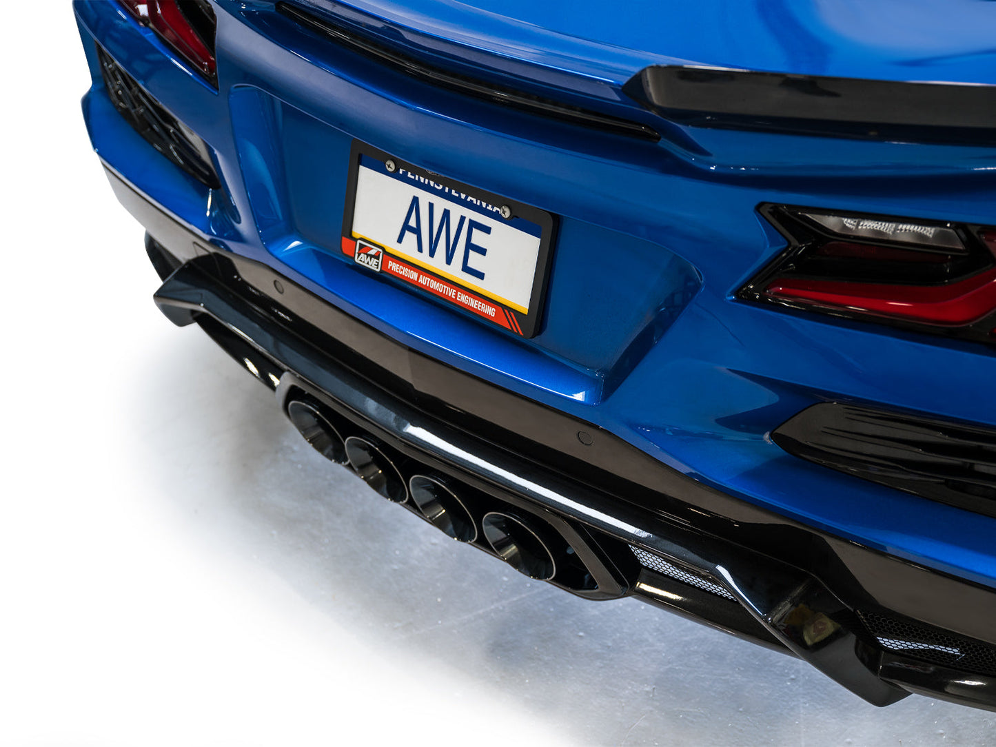 AWE Tuning SwitchPath Cat-Back Exhaust - Diamond Black Tips for 2023 C8 Corvette Z06 (3025-43906)