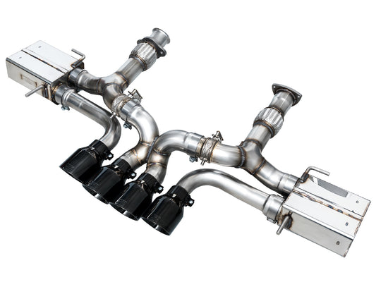 AWE Tuning SwitchPath Cat-Back Exhaust - Diamond Black Tips for 2023 C8 Corvette Z06 (3025-43906)