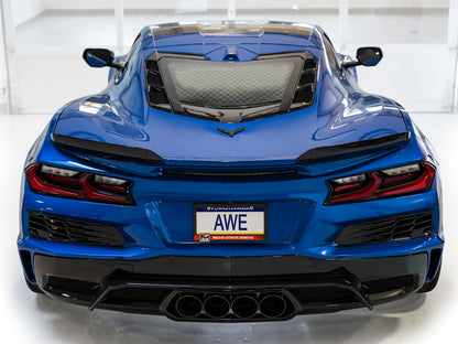 AWE Tuning SwitchPath Cat-Back Exhaust - Diamond Black Tips for 2023 C8 Corvette Z06 (3025-43906)
