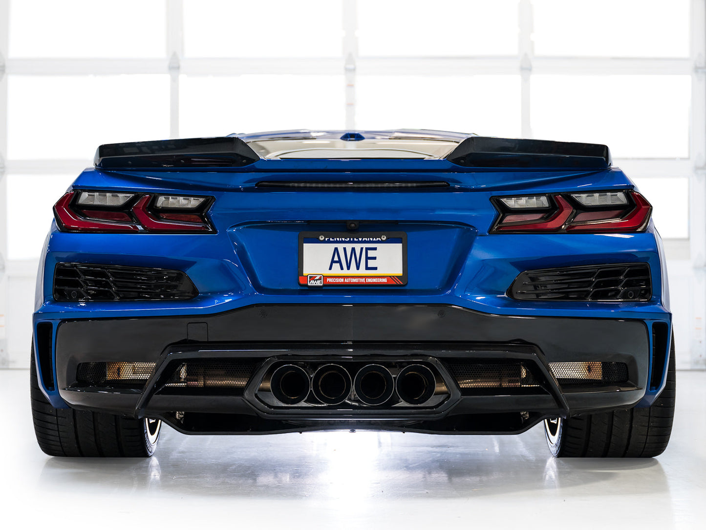 AWE Tuning SwitchPath Cat-Back Exhaust - Diamond Black Tips for 2023 C8 Corvette Z06 (3025-43906)