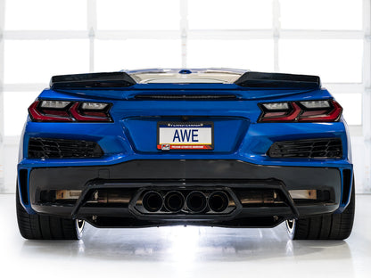 AWE Tuning SwitchPath Cat-Back Exhaust - Diamond Black Tips for 2023 C8 Corvette Z06 (3025-43906)