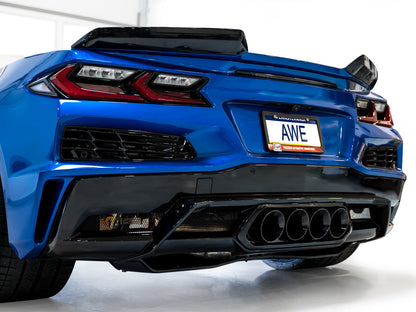 AWE Tuning SwitchPath Cat-Back Exhaust - Diamond Black Tips for 2023 C8 Corvette Z06 (3025-43906)