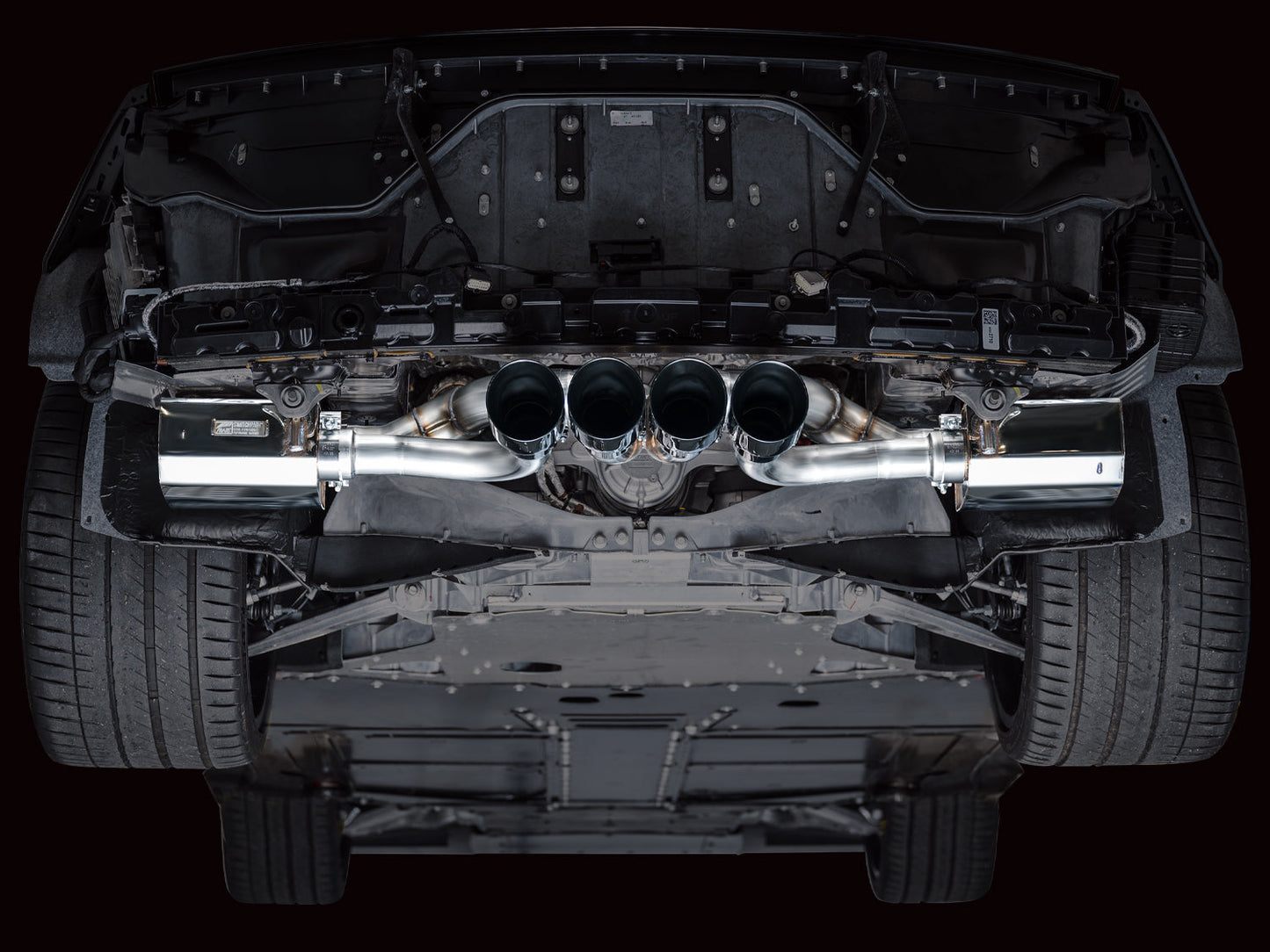AWE Tuning SwitchPath Cat-Back Exhaust - Diamond Black Tips for 2023 C8 Corvette Z06 (3025-43906)