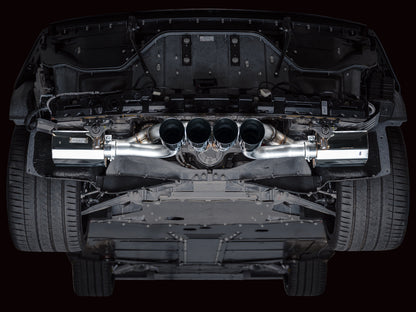 AWE Tuning SwitchPath Cat-Back Exhaust - Diamond Black Tips for 2023 C8 Corvette Z06 (3025-43906)