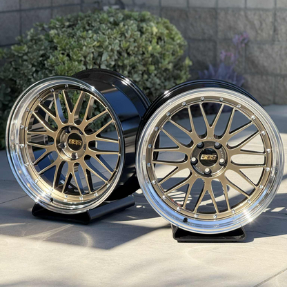 BBS LM 19x9.5 +23, 19x11 +35 5x112 Diamond Gold (SET)
