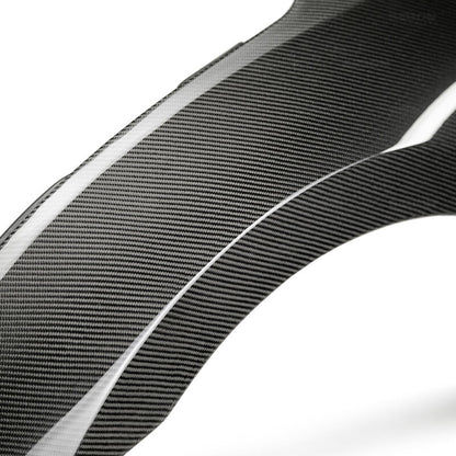 Seibon OE-Style Gloss Carbon Fiber Front Fenders | Honda Civic Type R (17+) (FF17HDCVR-OE)