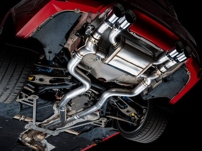 AWE Tuning AWE SwitchPath Catback Exhaust for BMW F8X M3/M4 - Chrome Silver - 3025-42070