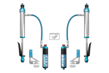 King Shocks 2.5 Performance Coilovers w/ Adjustable Remote Reservoir + Rear Adj Reservoir Shocks Set w/0-2.5" lift - 2022-2026 Toyota Tundra 4WD