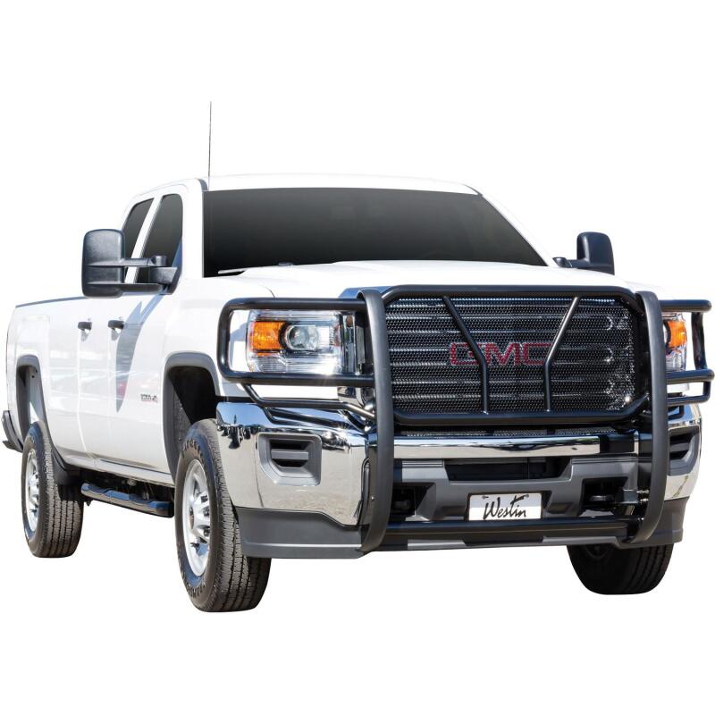 Westin 57-3795 HDX Black Grille Guard for 15-2019 Sierra 2500/3500