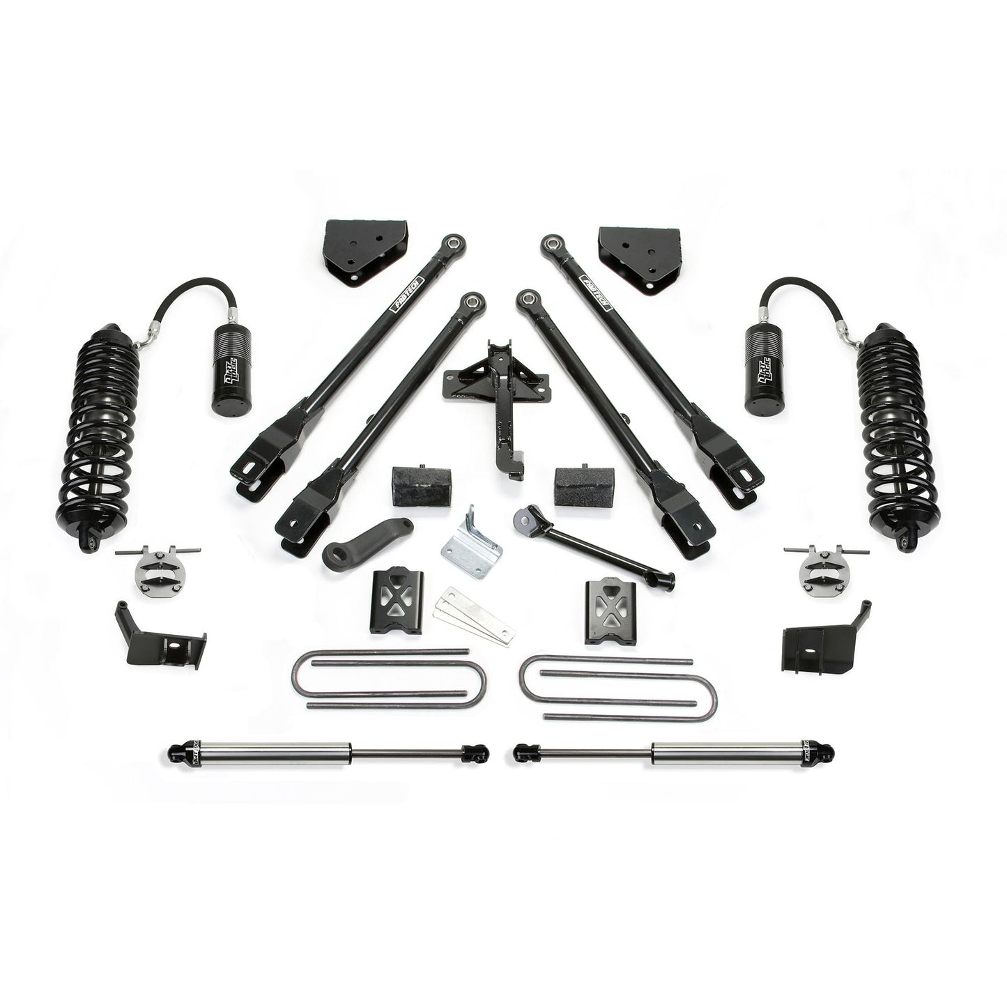 Fabtech 6" 4-Link Suspension System w/ 4.0 Rear Radius Rod & 2.25 Rear Radius Rod | Ford F350 4WD (11-16) (K2288DL)