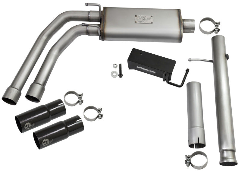aFe Rebel Series 3in Middle Side Exit SS Exhaust | Chevrolet Silverado/GMC Sierra 1500 (09-16) (49-44062-B)