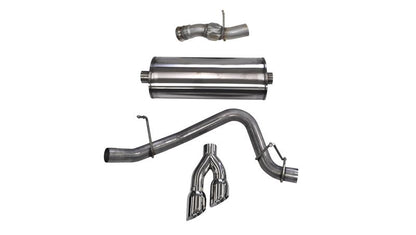 Corsa 2015-2020 GMC Yukon Denali 6.2L V8 Single Side Exit Cat-Back Exhaust w/Polished Tips |  14826 (14826)