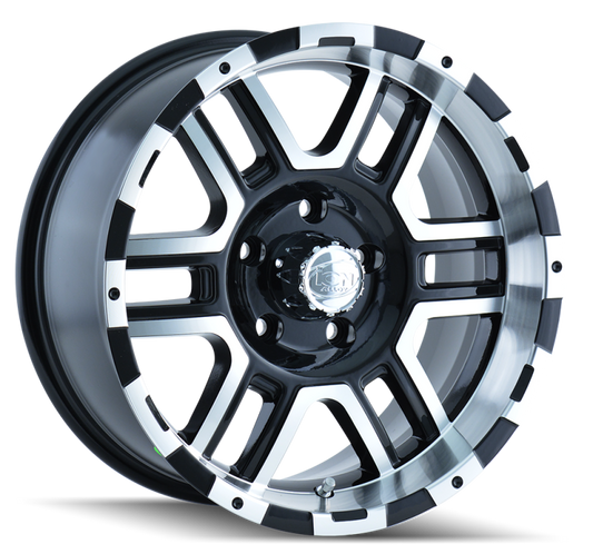 ION Wheels Type 179 Black/Machined | 16x8" +10mm | 8x165.1mm Wheel